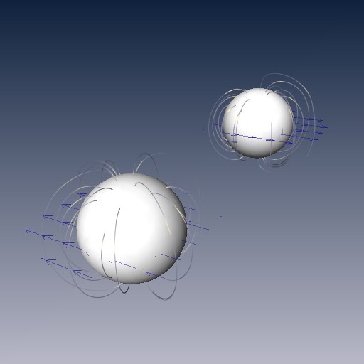 Binary stars with magnetic fields